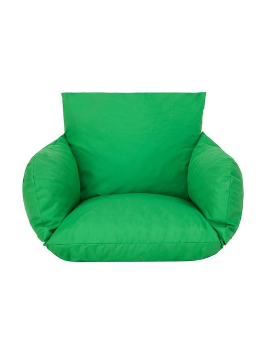 Garden Chair Cushion with Backrest Green