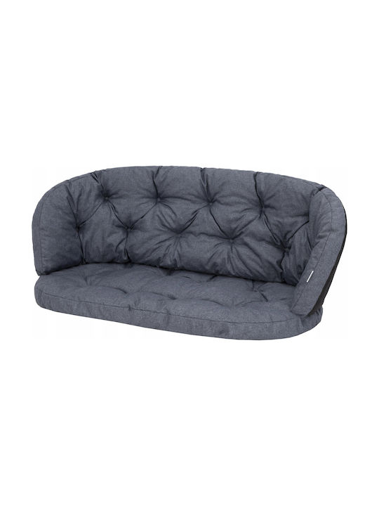 Garden Chair Cushion with Backrest Navy Blue