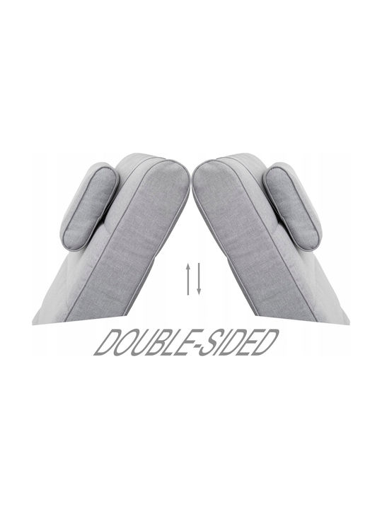 Garden Chair Cushion with Backrest Gray