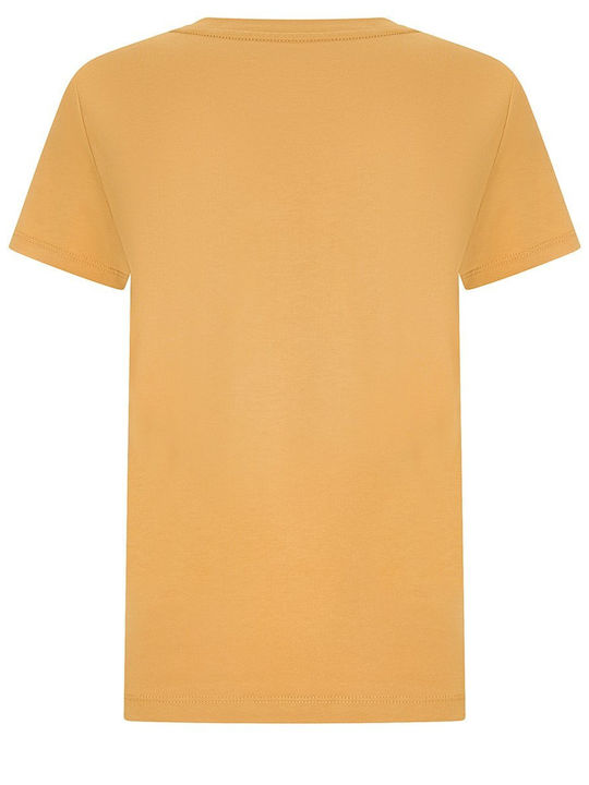 DKNY Logo Blouse Brown