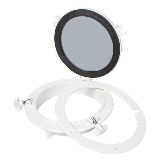 Plastic Round Porthole 265/197mm White Sfpp1-02 Seaflo