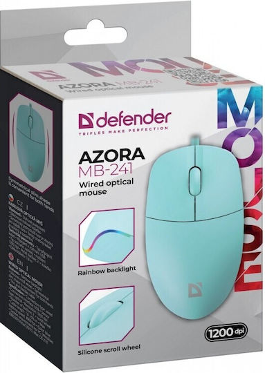 Defender AZORA MB-24 RGB Gaming Mouse Verde