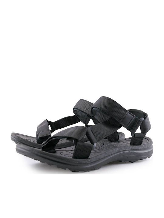 475383 Love4shoes Women's Beach Sandals Black