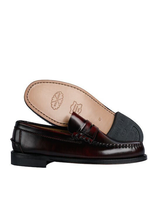 Sea City City Leather C347700 Cherry Men's Moccasin