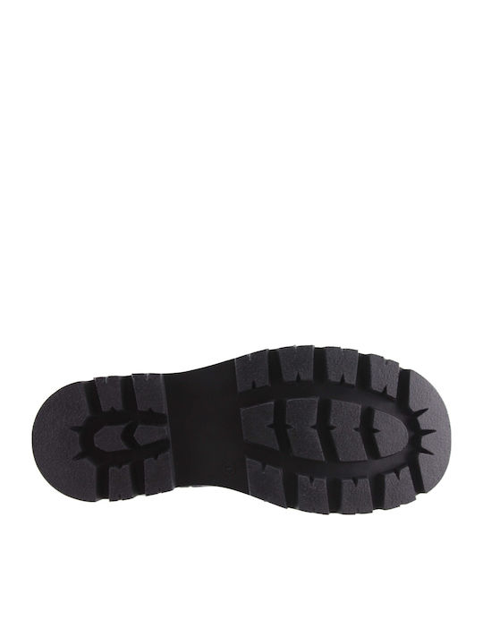 Act Shoes Γυναικεία Μποτάκια Δέρμα Martha Μαύρο 100
