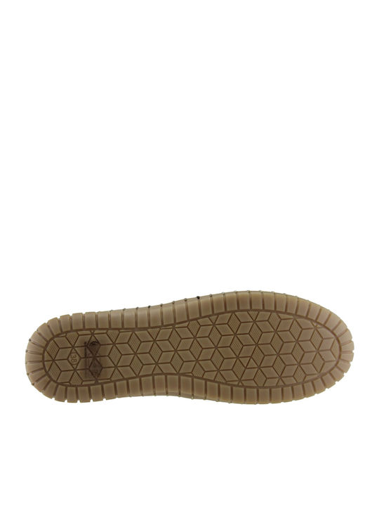 Road Shoes Women's Moccasins Leather 17113n Camel