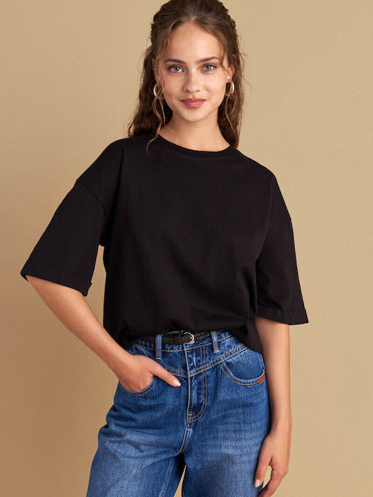 Leder Damen Gürtel Schwarz