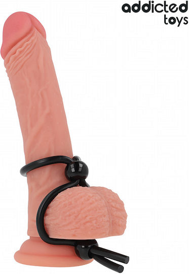 Addicted Toys Double Black Silicone Cock Ring