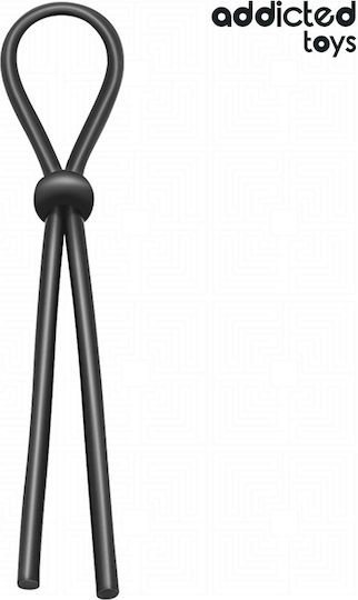 Addicted Toys Inel Pentru Penis Din Silicon Negru