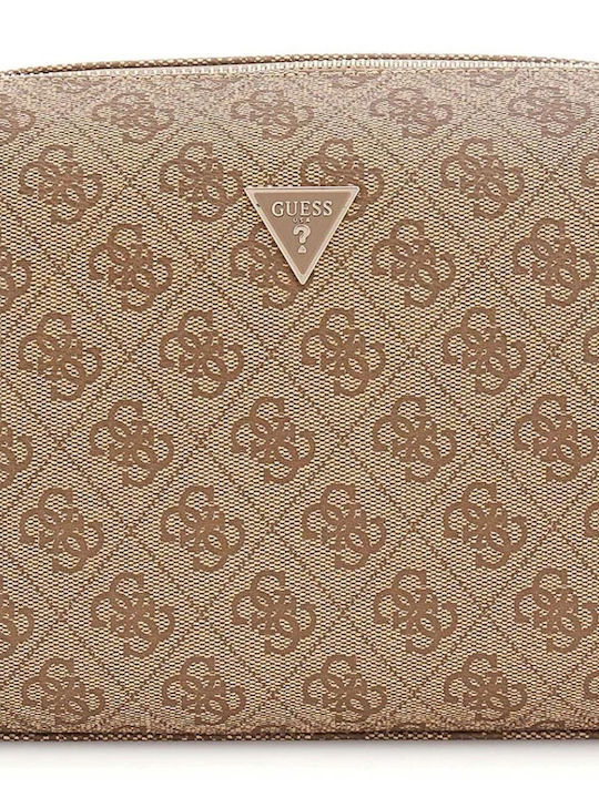 Women's Bag Guess Zamira Large Top Zip Pw7533p5315 Ltl Brown