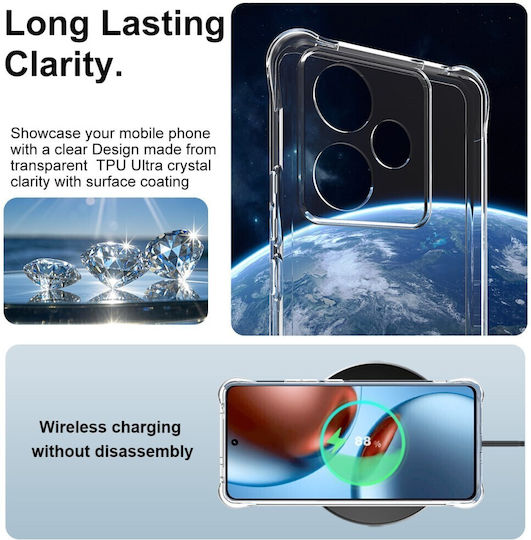 Imak Back Cover Silicon Transparent (Realme GT 7)
