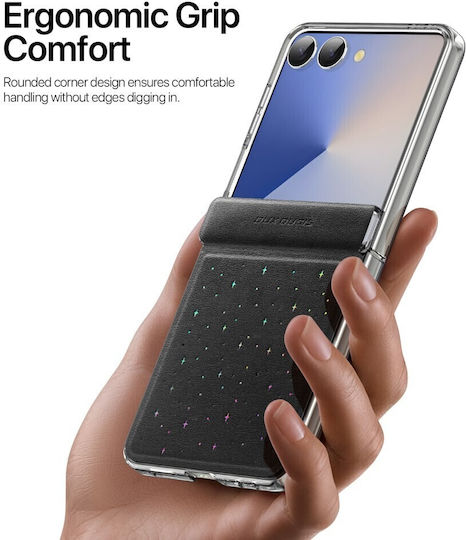 Dux Ducis Series Umschlag Rückseite Kunststoff Schwarz (Galaxy Z Flip7)