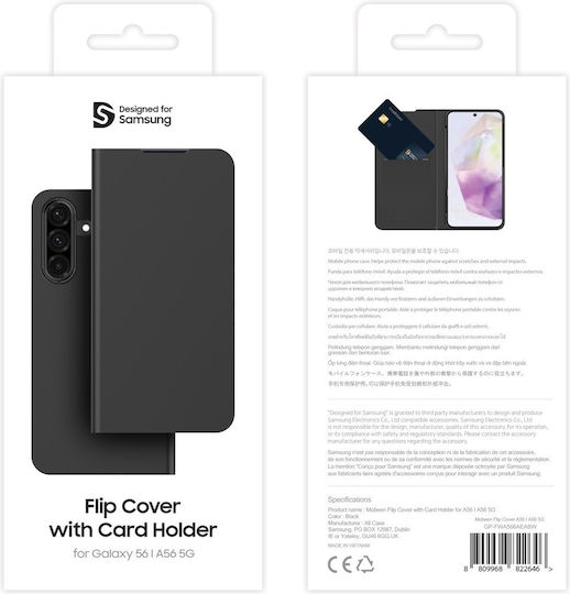 Samsung Wallet Folio Πλαστικό Μαύρο (Galaxy A56)