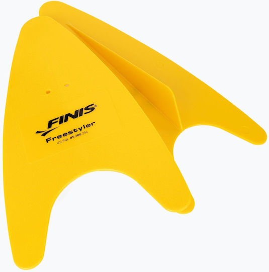 Finis Freestyler Hand Paddles Mânuși de înot Palme de înot Galbene