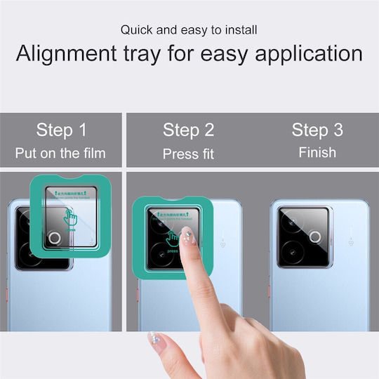 Imak Camera Protection Tempered Glass Transparent for the Realme GT 7 5G, GT 7T 5G