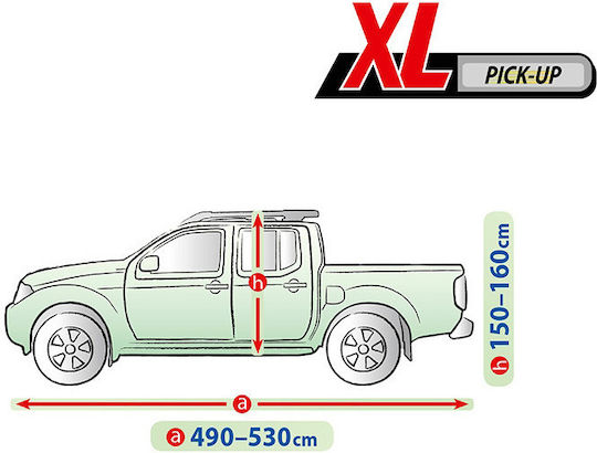 Капак За Автомобил Pick Up Hardtop Kegel Mobile X-Large 490-530см X150-160см