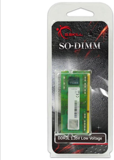 G.Skill DDR3L με Module 1x4GB και Ταχύτητα 1600 για Laptop