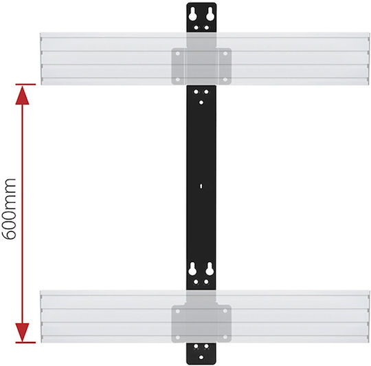B-Tech BT8390-WFK3/B Wandhalterung für Fernseher Silber