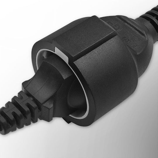 Qoltec Power Cable Qoltec Iec 320 C14 Schuko Adapter Cable 0,15 M