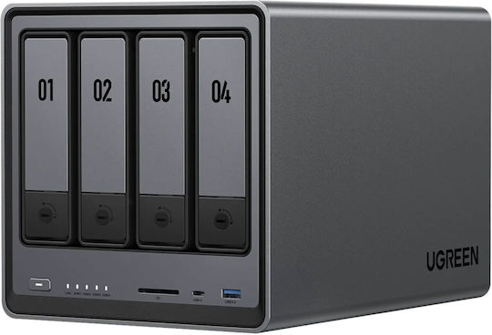 Ugreen DXP4800 NAS Turn cu 4 sloturi pentru SSD și 2 porturi Ethernet