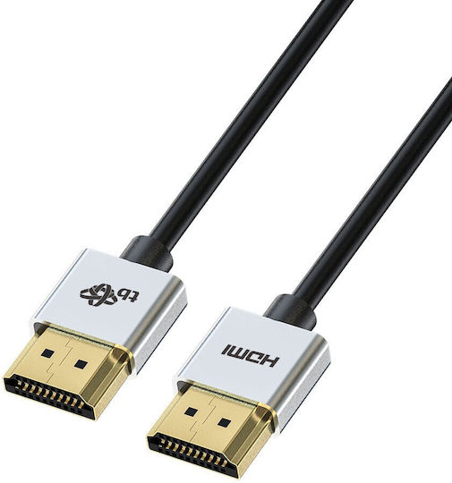 Tb Energy HDMI 2.0 Premium High Speed 4K 60Hz HDR Kabel HDMI-Stecker - HDMI-Stecker 2m Schwarz