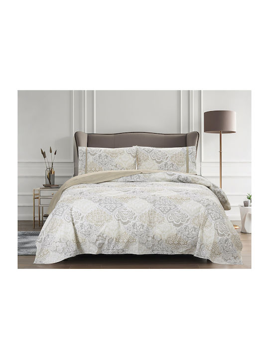 Liolios Home Sheet Sets Queen 245x270cm. Allessia White 4pcs