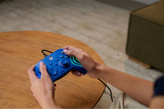 Turtle Beach Afterglow Wave Ενσύρματο Gamepad με Hall Effect Sticks για PC / Xbox Series Μπλε