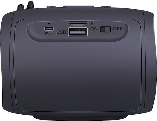 Defender Enjoy S200 Bluetooth Speaker 5W with Radio and Battery Life up to 4 hours Black