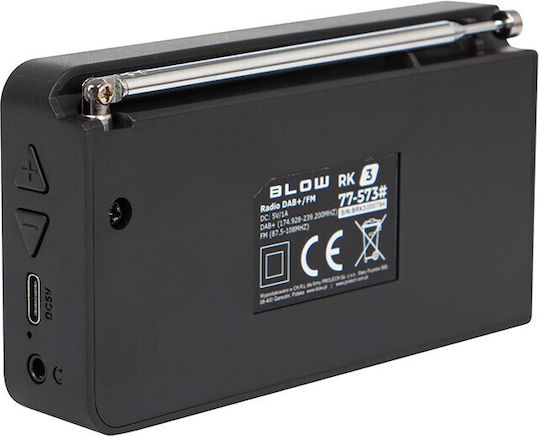 Blow RK3 Tragbares Radio mit USB Schwarz