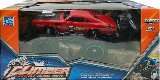 Lean Toys Teleghidat Mașină Roșu