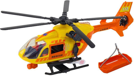 Lean Toys Rescue Remote Controlled Helicopter Orange