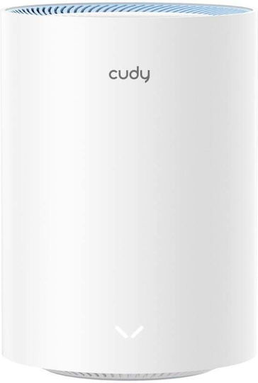 Cudy M1200 Punct de Acces cu Mesh Wi-Fi 5 Bandă Duală (2.4 și 5GHz) Kit Dublu