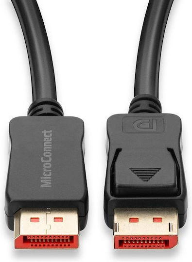Microconnect Cable DisplayPort male - DisplayPort male 3m Μαύρο (MC-DP-MMG-300V1.4)