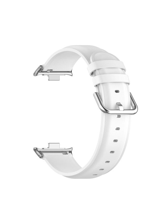 Curea Piele Alb (Smart Band 9 Pro)