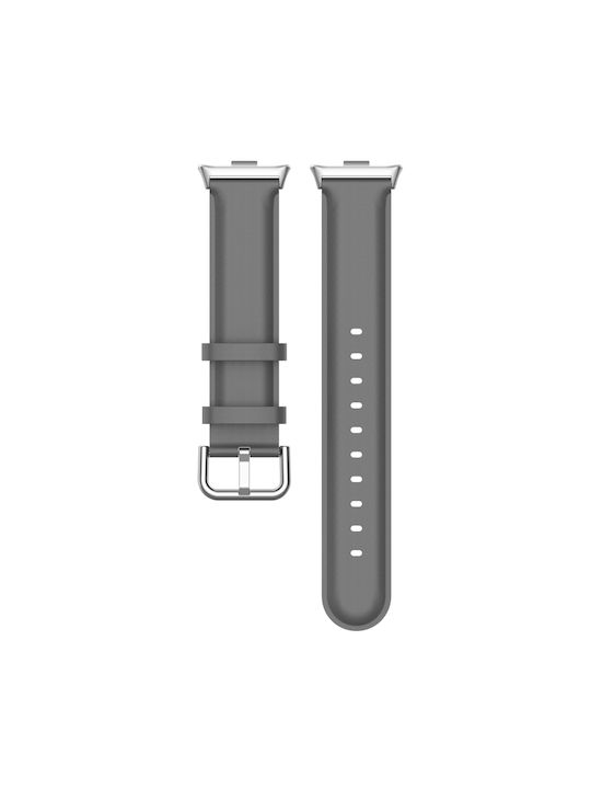 Λουράκι Δερμάτινο Γκρι (Smart Band 9 Pro)