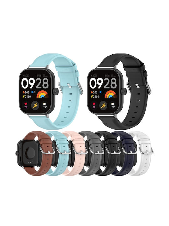 Λουράκι Δερμάτινο Γκρι (Smart Band 9 Pro)