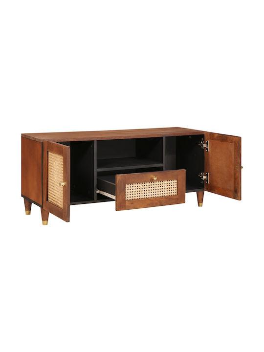 Bufet din Lemn Masiv cu Sertare Maro 105x33.5x46cm