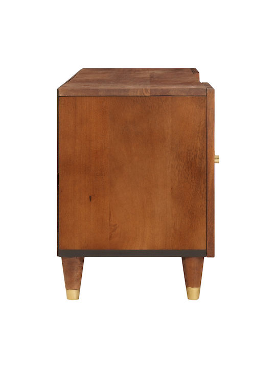 Bufet din Lemn Masiv cu Sertare Maro 105x33.5x46cm
