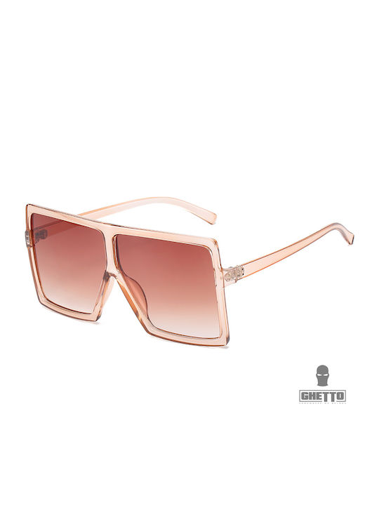 Ghetto Ghetto Sunglasses with Black Frame lm000-3 Leopard Black