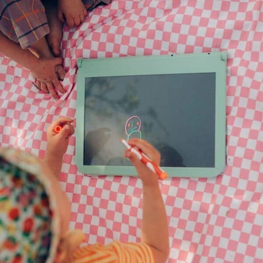 Kidywolf Kids Drawing Tablet Double Sided Rechargeable Light LED Screen & Blackboard