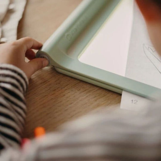 Kidywolf Kids Drawing Tablet Double Sided Rechargeable Light LED Screen & Blackboard