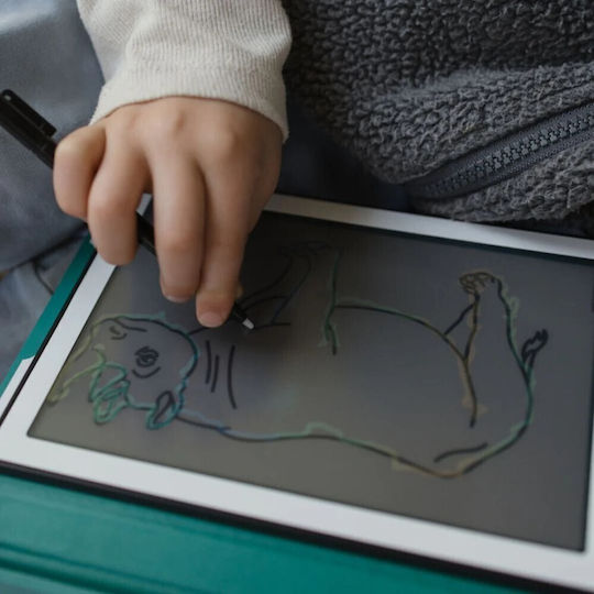 Kidywolf Kids Drawing Tablet LCD Screen 30 Cards Animals Around World