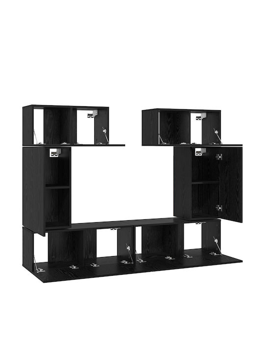 Животно помещение ТВ единица Black Oak Д80xШ30xВ30бр
