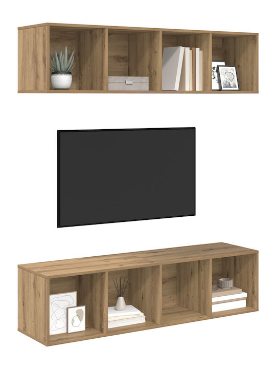 Living Room TV Unit Oak L37xW37xH142.5cm