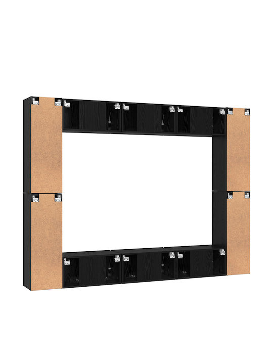 Wohnzimmer TV-Einheit Black Oak L30.5xB30xH90cm