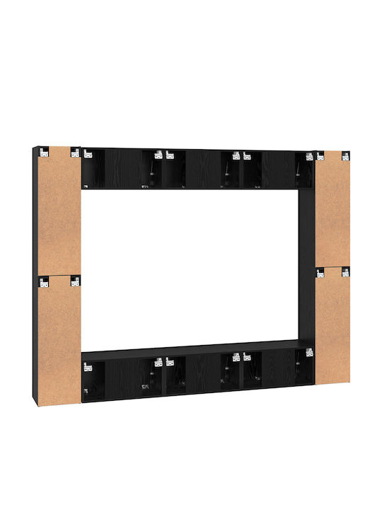 Wohnzimmer TV-Einheit Black Oak L30.5xB30xH90cm