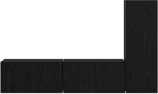 Животно помещение ТВ единица Black Oak Д150.5xШ30xВ90бр