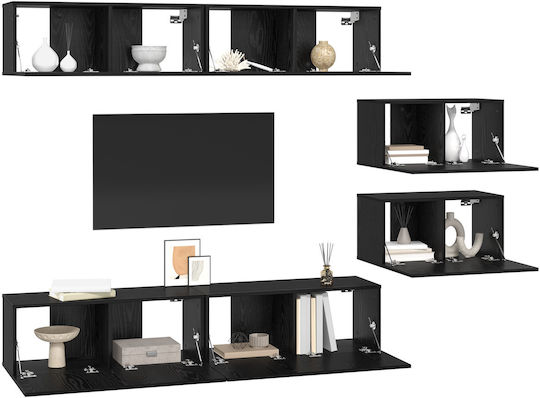 Животно помещение ТВ единица Black Beech Д80xШ30xВ30.5бр