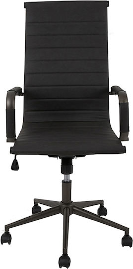 Liberta Stuhl Büro mit Armen Avant 25-0514 Charcoal / Black