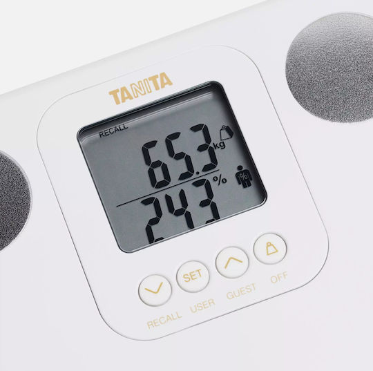 Tanita BC-730 Digital Bathroom Scale with Body Fat Counter White